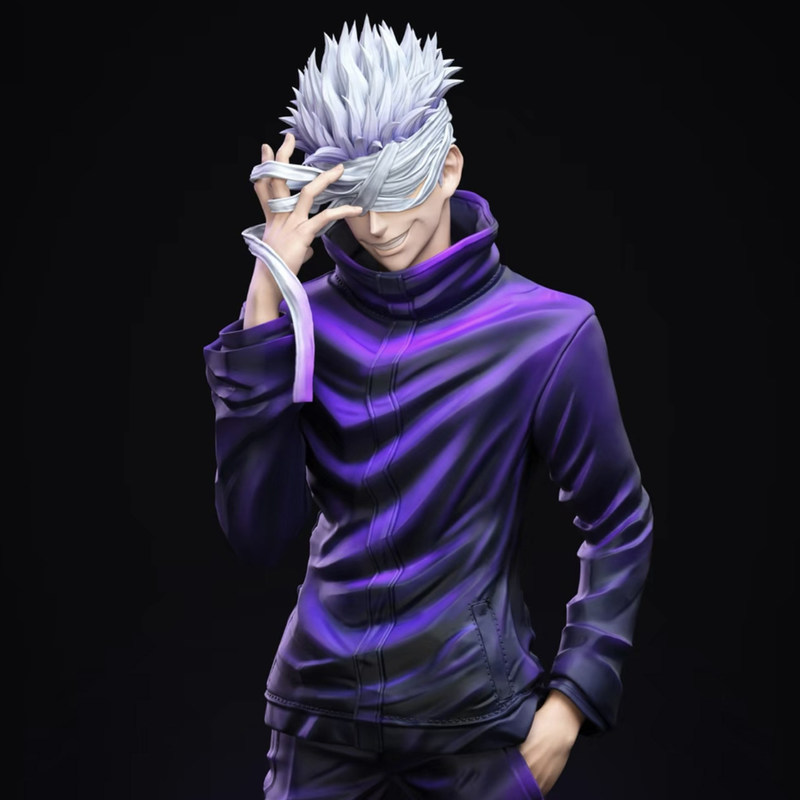 Desk Setup Tv - Figurine d'action anime Jujutsu Kaisen Satoru