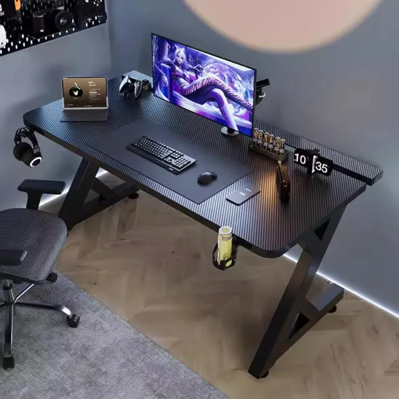 Desk Setup No Computer - Q – bureaux d'ordinateur noirs minimalistes,