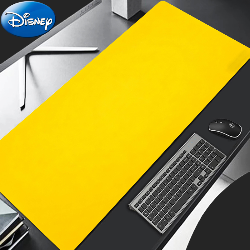 Yellow Desk Setup - Tapis de souris rouge, jaune, bleu,
