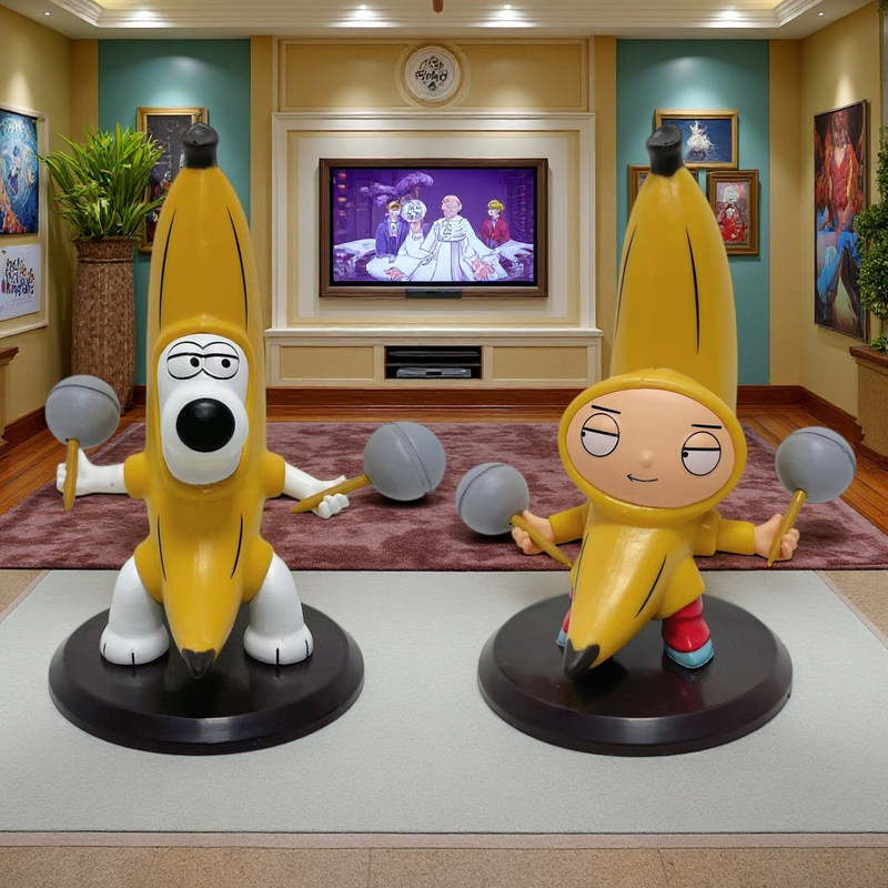 Desk Setup Tv - Figurine de collection tendance Family Guy