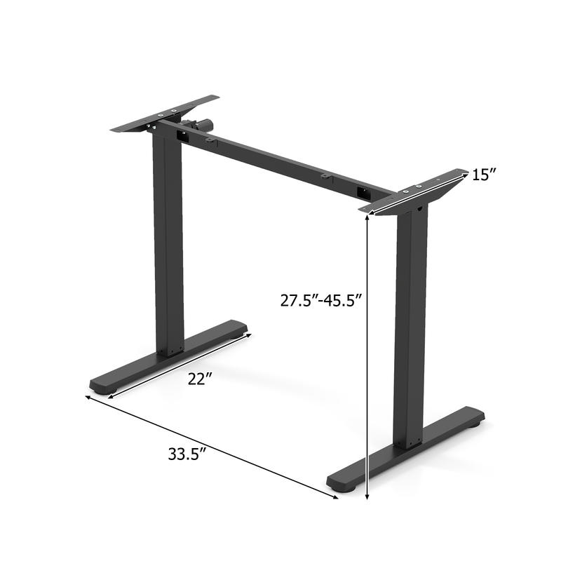 Cadre de bureau électrique rég - Desk Setup Height avis et prix