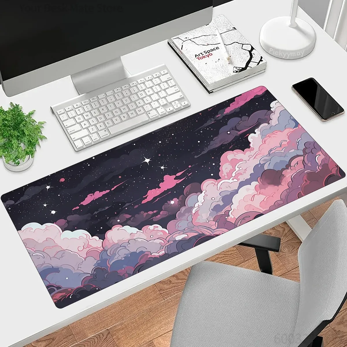 Tapis de Souris Anime Rose et  - Desk Setup Pc And Laptop avis et prix