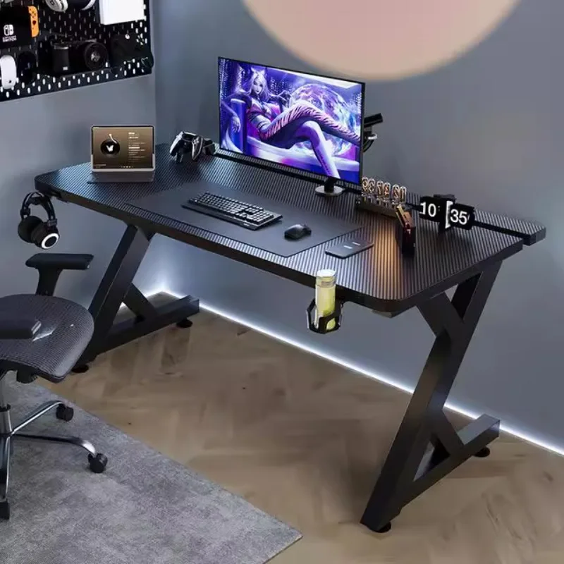 Q – bureaux d'ordinateur noirs - Desk Setup No Computer avis et prix