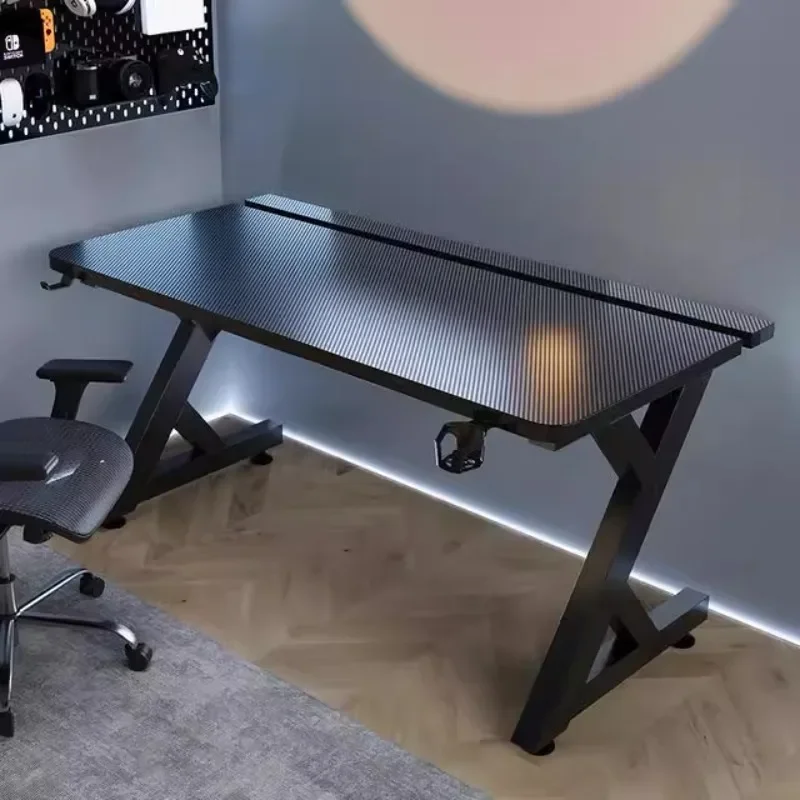 Q – bureaux d'ordinateur noirs - Desk Setup No Computer avis et prix