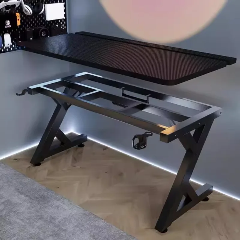 Q – bureaux d'ordinateur noirs - Desk Setup No Computer avis et prix