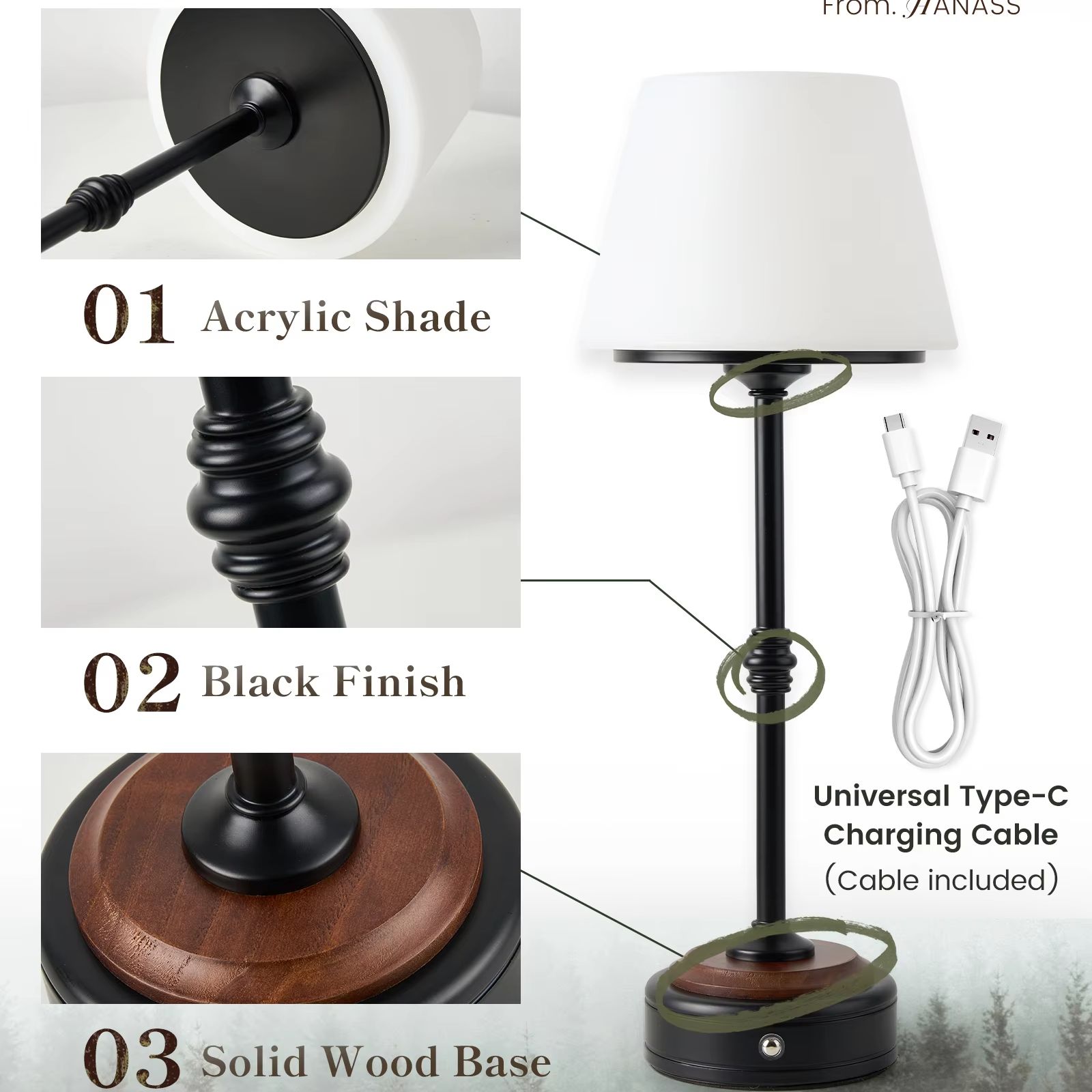Ensemble de lampes de table sa - Desk Setup Modern avis et prix