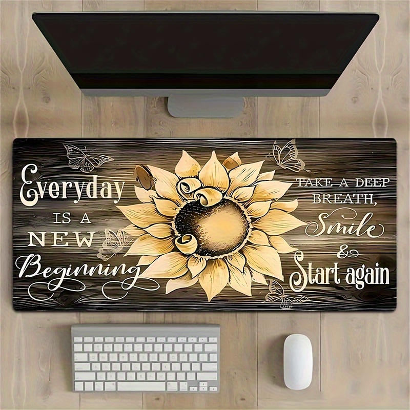 Tapis de souris Sunflower, gra - Desk Setup Inspiration avis et prix