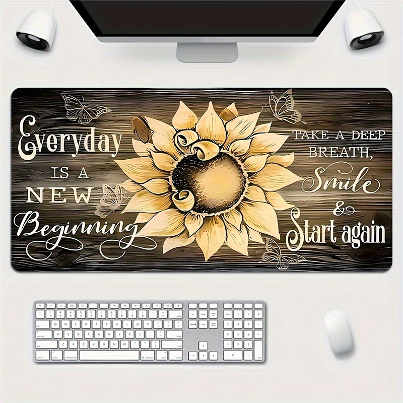 Tapis de souris Sunflower, gra - Desk Setup Inspiration avis et prix
