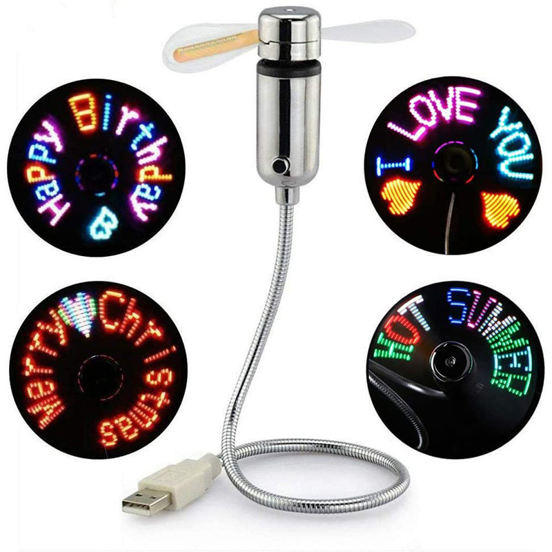 Ventilateur USB créatif, lumiè - Desk Setup Programmer avis et prix