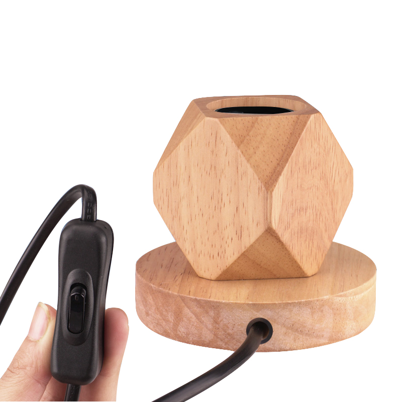 Lampe de Table en bois rétro m - Yellow Desk Setup avis et prix