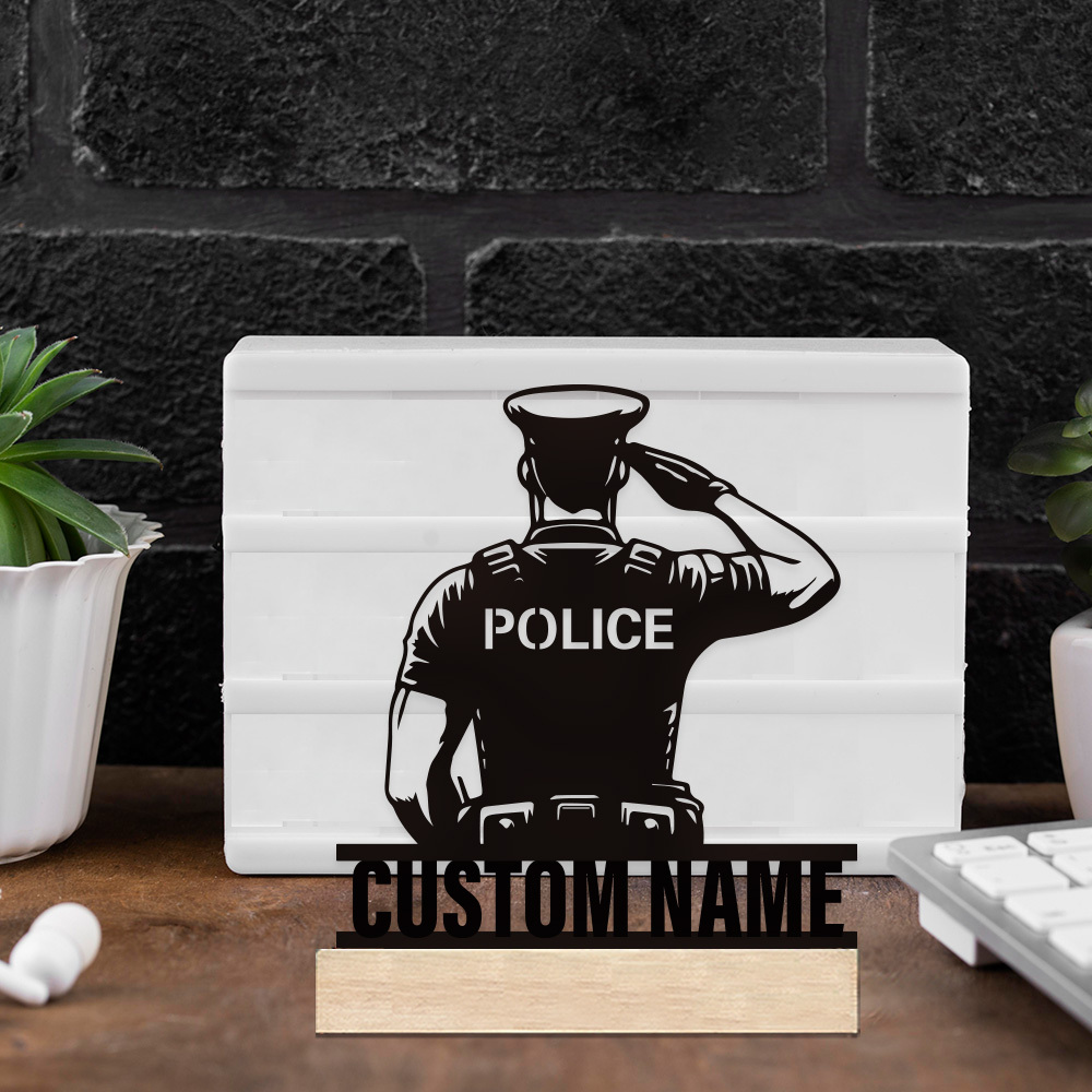 Badge de police en métal perso - Desk Setup Modern avis et prix