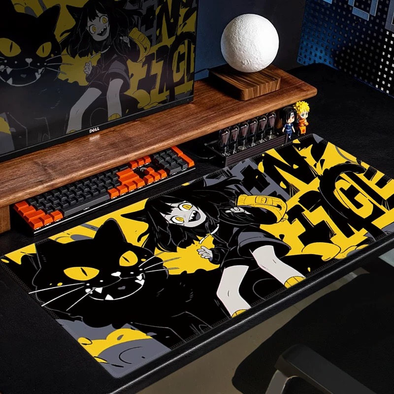 Tapis de souris de jeu Anime B - Yellow Desk Setup avis et prix