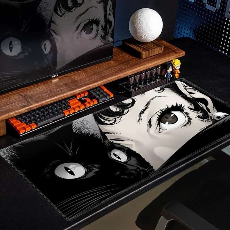 Tapis de souris de jeu Anime B - Yellow Desk Setup avis et prix