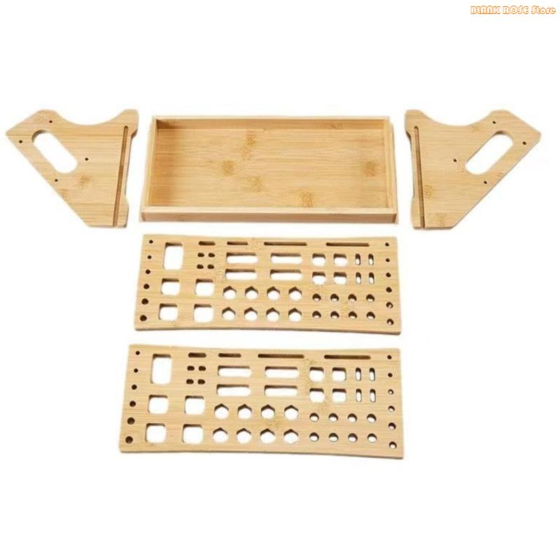 K1AE – étagère rangement en bo - Desk Setup Natural avis et prix